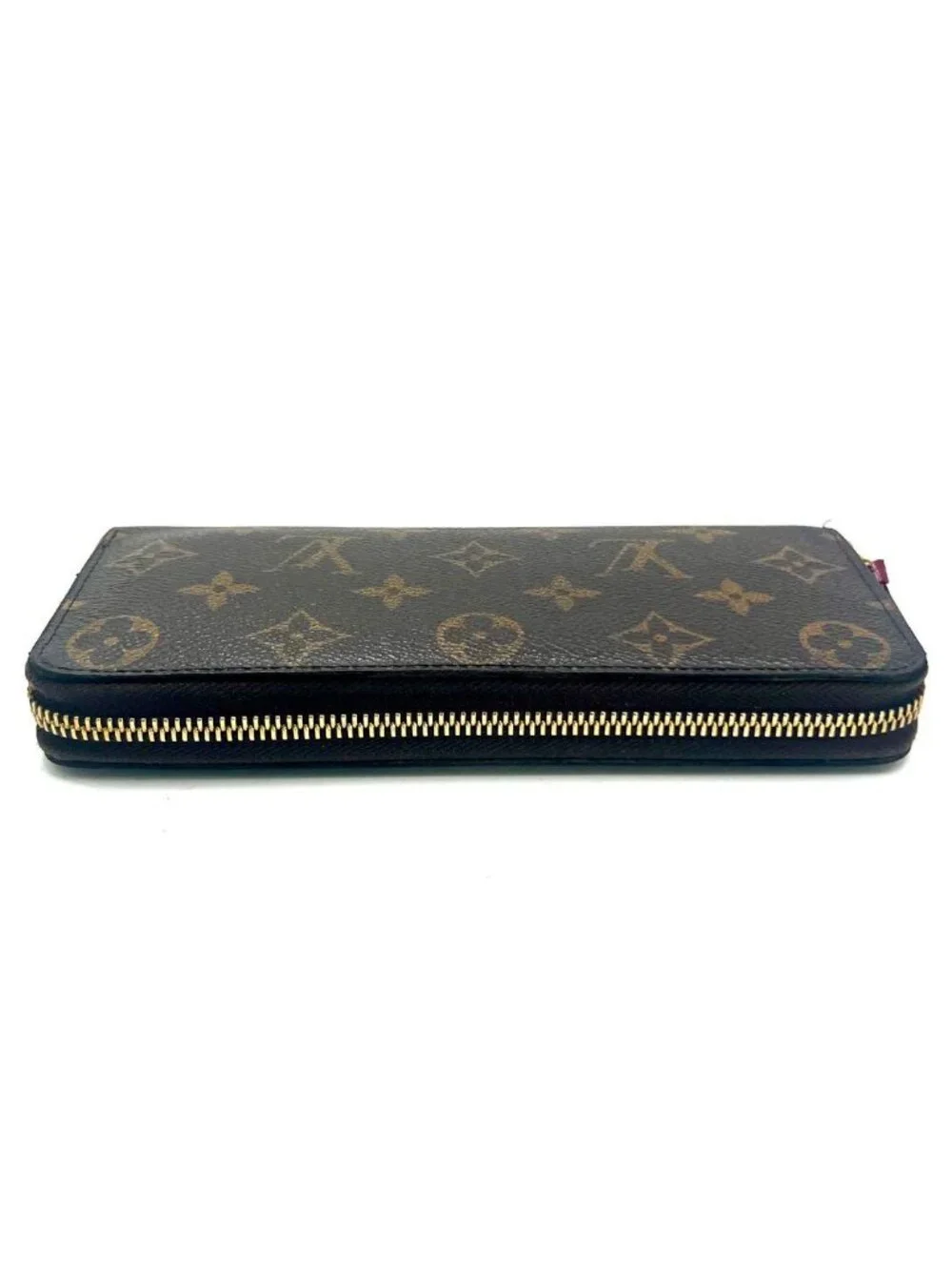 Louis Vuitton Monogram Portefeuille Clemence Round Zip Wallet